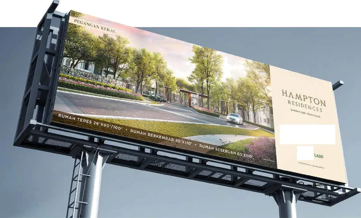 Hampton Residences highway billboard